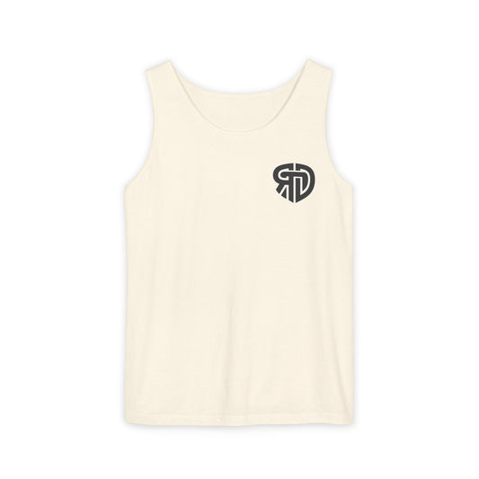 Raised Differently Background Struggle Family Logo Tank Top