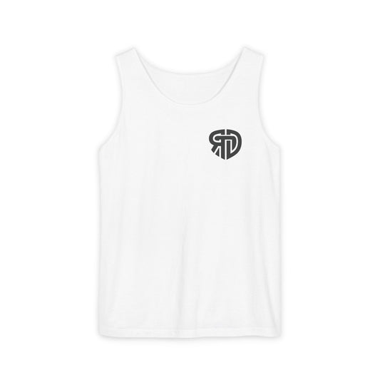 Raised Differently Background Struggle Family Logo Tank Top