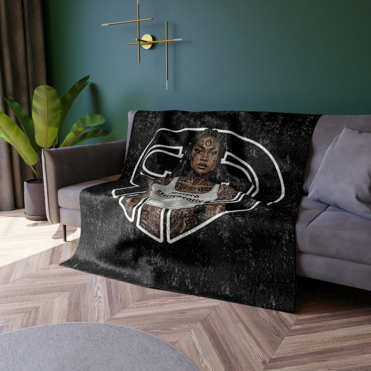 RD Female Boss Crushed Velvet Blanket