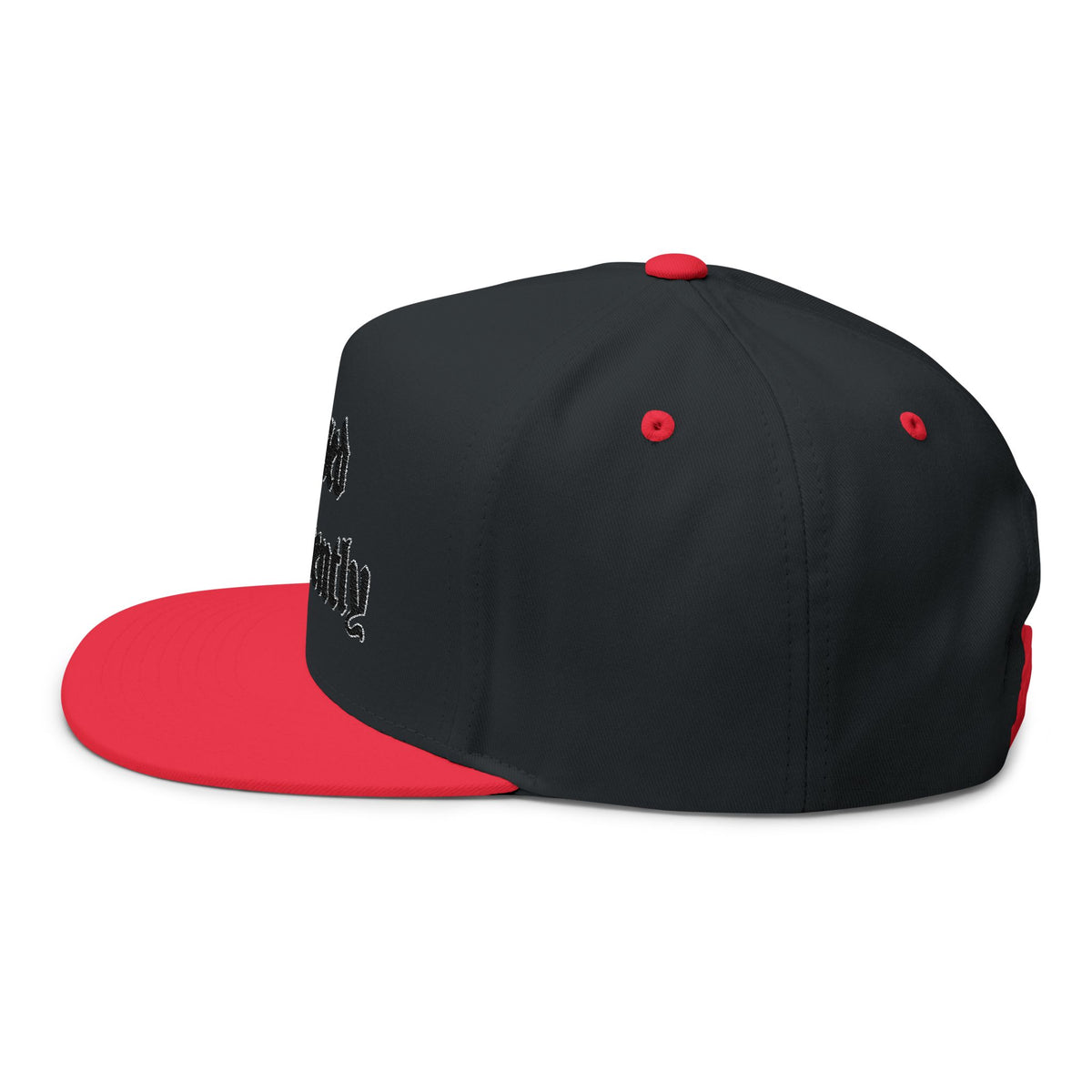 RD Embroidered Flat Bill Cap