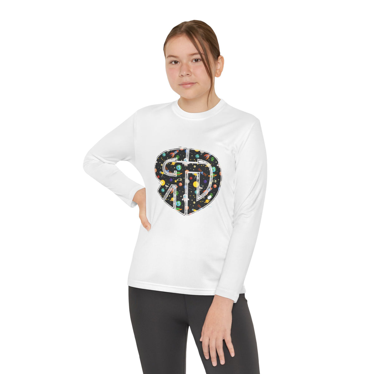 RD Space Logo Youth Long Sleeve Tee