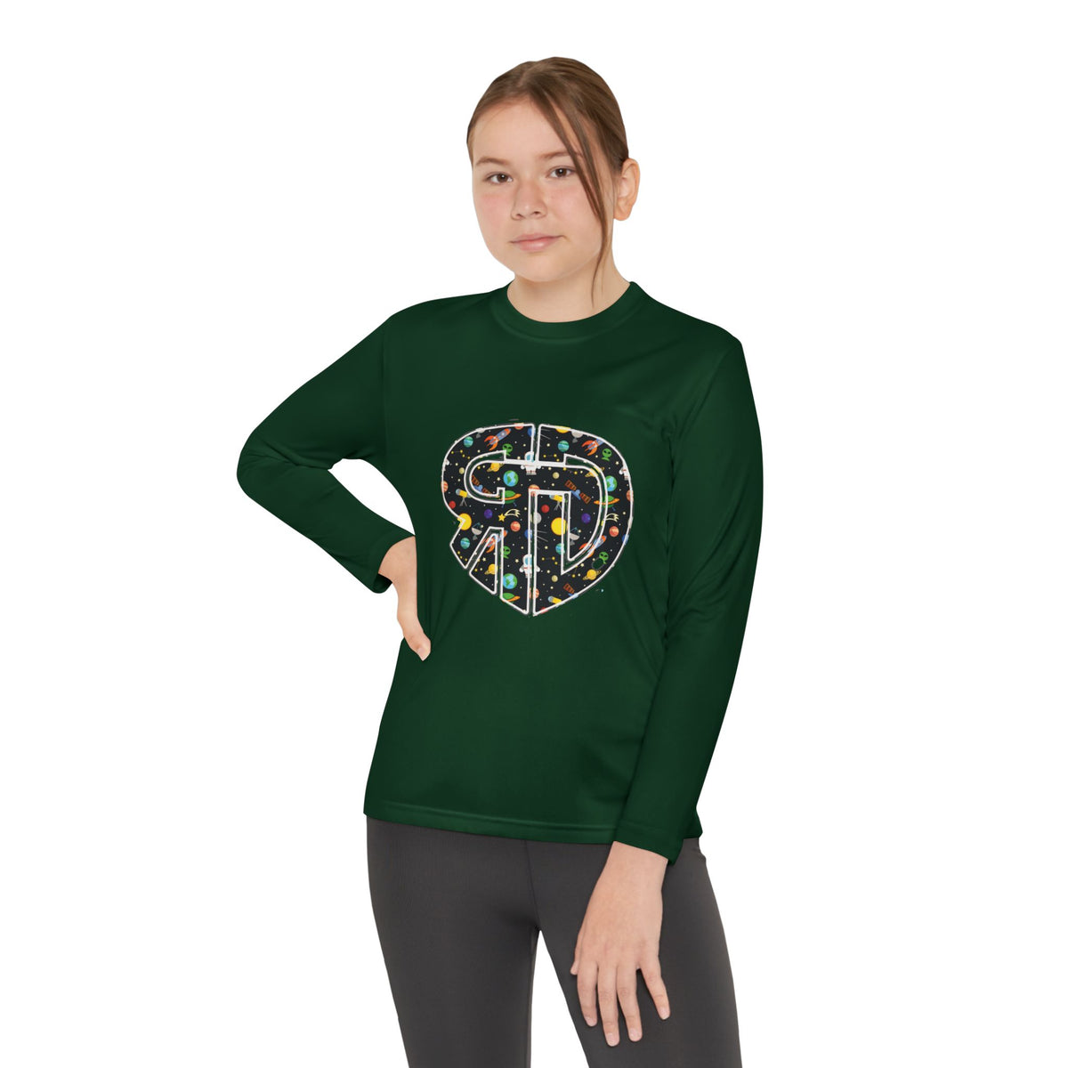 RD Space Logo Youth Long Sleeve Tee