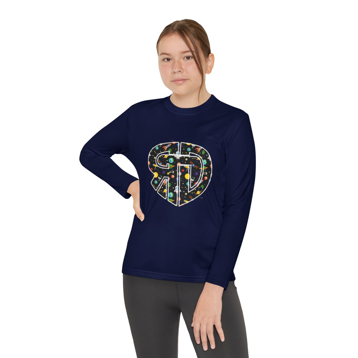RD Space Logo Youth Long Sleeve Tee