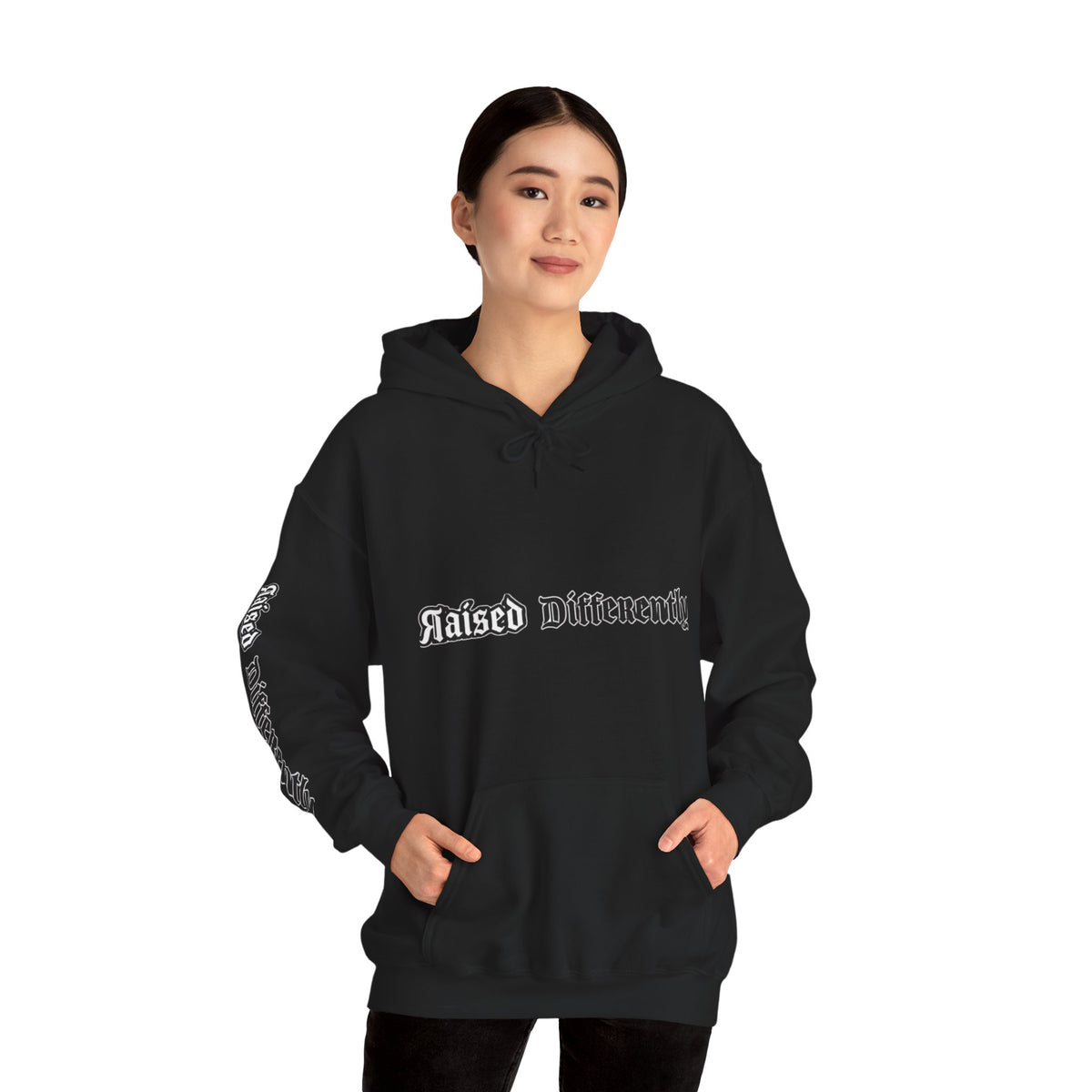 RD Black/White Wordmark Hoodie