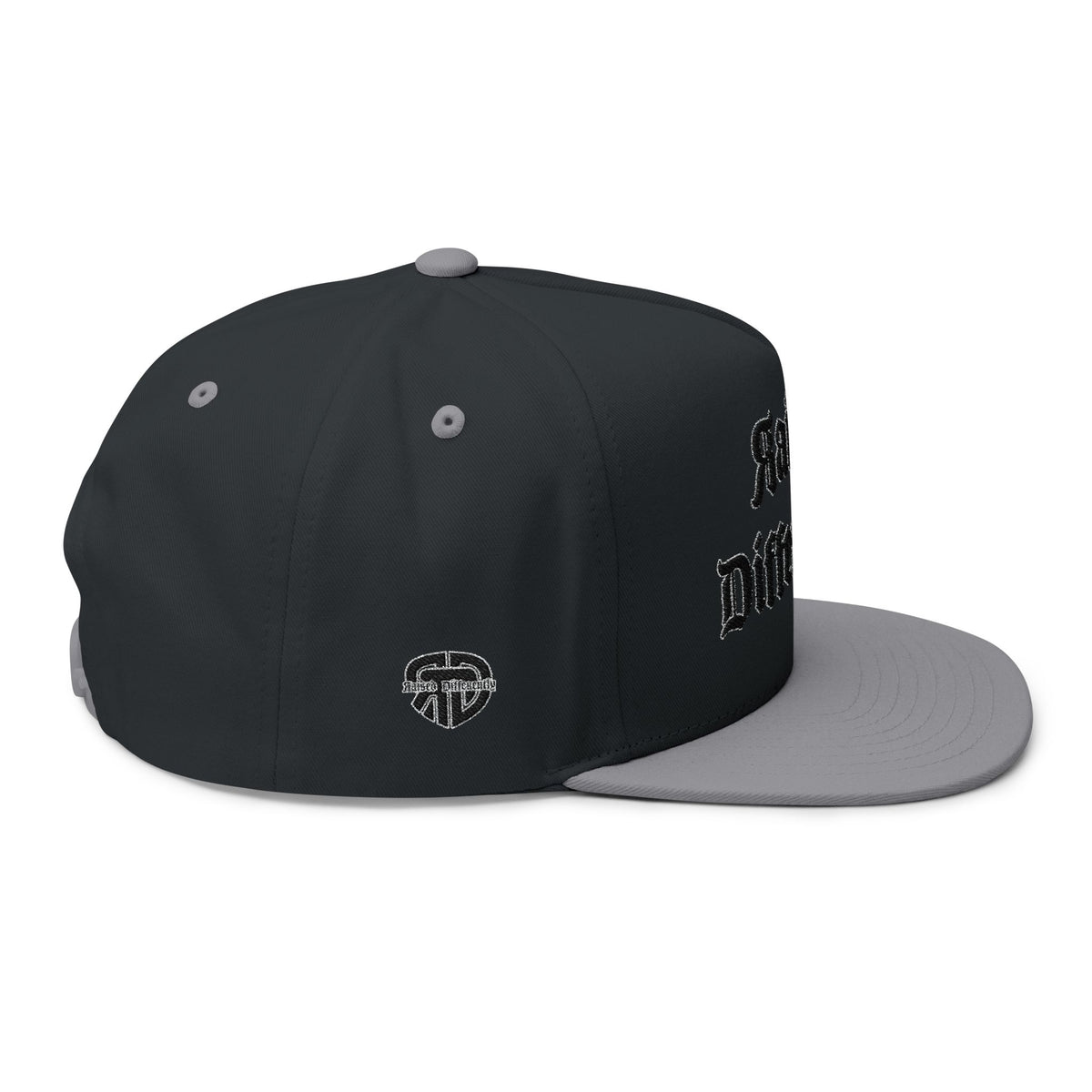 RD Embroidered Flat Bill Cap