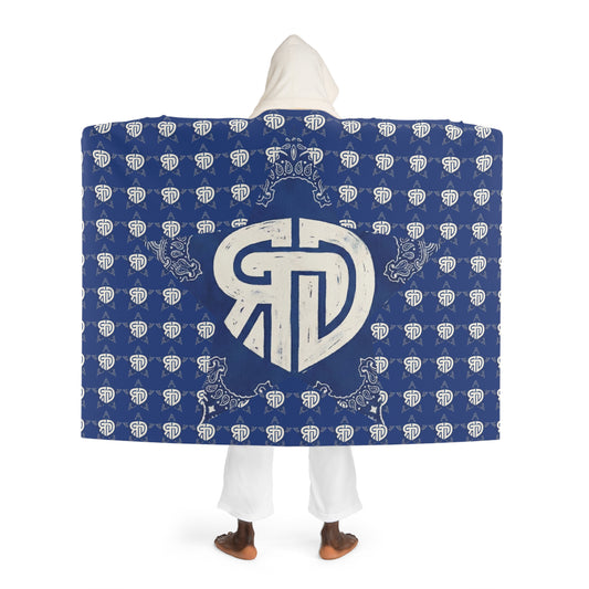 RD Blue Bandana Star Sherpa Blanket