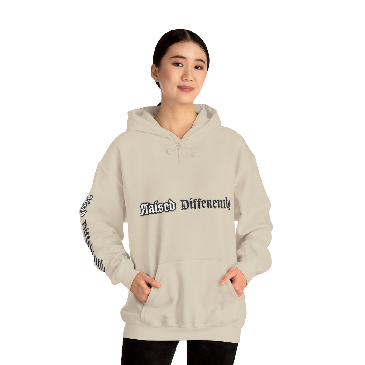 RD Black/White Wordmark Hoodie