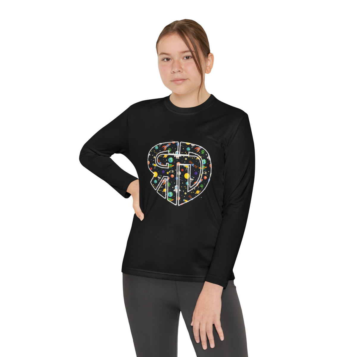RD Space Logo Youth Long Sleeve Tee