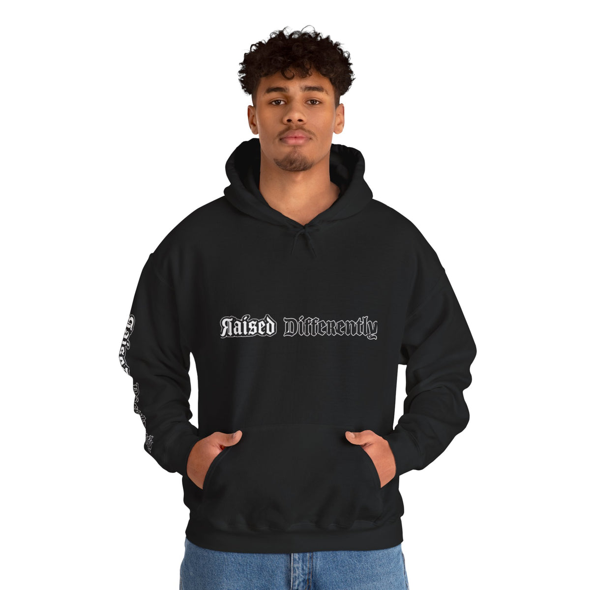 RD Black/White Wordmark Hoodie