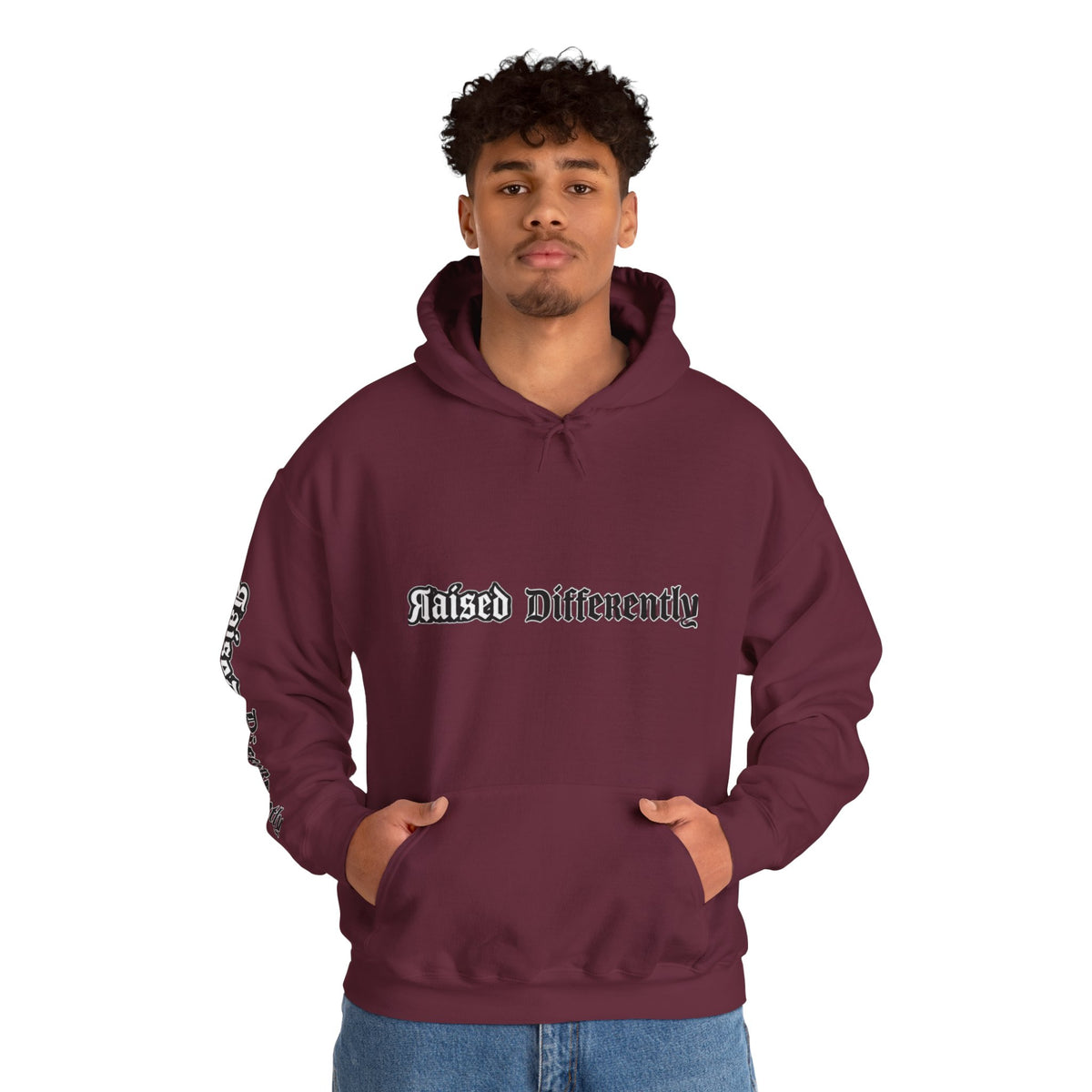 RD Black/White Wordmark Hoodie