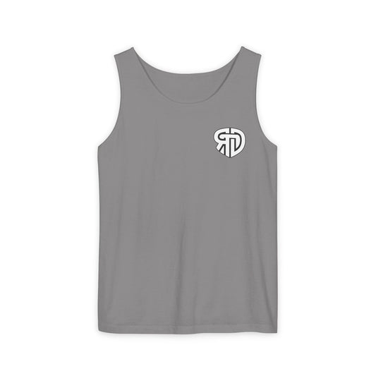 Raised Differently Background Struggle Family Logo Tank Top