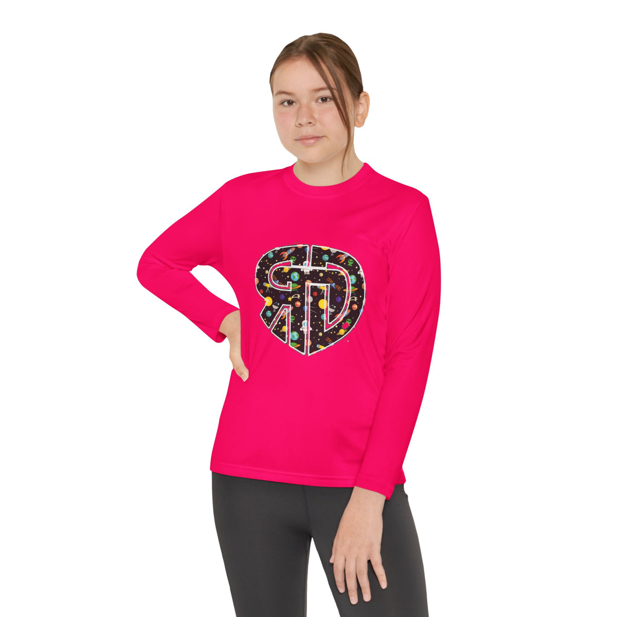 RD Space Logo Youth Long Sleeve Tee