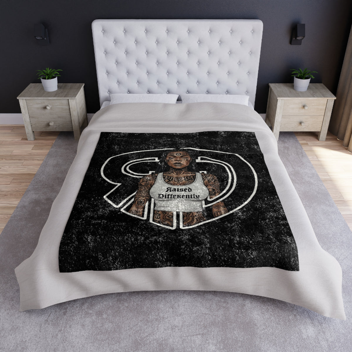 RD Female Boss Crushed Velvet Blanket