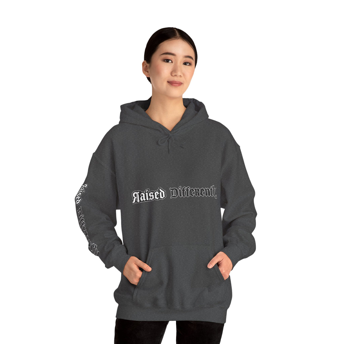 RD Black/White Wordmark Hoodie