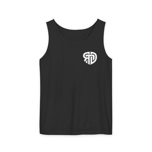 Raised Differently Background Struggle Family Logo Tank Top
